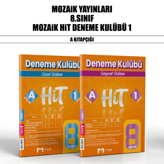 MOZAİK 08.SINIF HIT DENEME KULÜBÜ SY/SZ 1-A -25-26